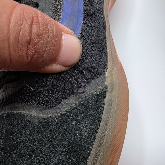 Vans Ave Pro Mens Size 6 Black Orange Athletic Shoes Skateboarding Casual Walk - Picture 8 of 14